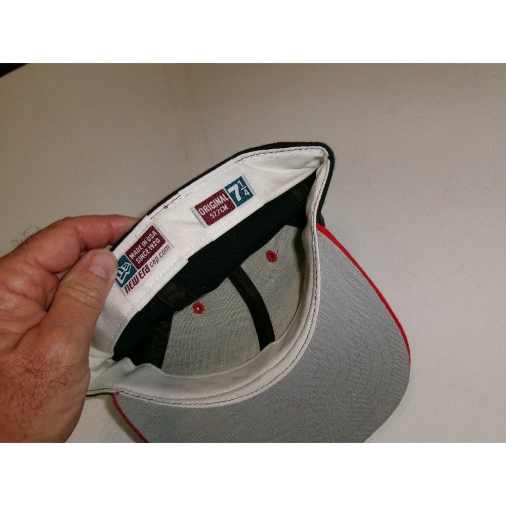 ATLANTA FALCONS FITTED   NEW ERA BEACH GOLF 00S Y2K   HAT CAP VINTAGE H3